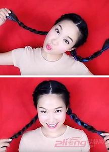 拳击辫图片,展现女性力量与魅力的独特造型